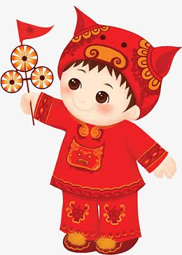 手拿风车微笑的小女孩