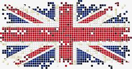 英国国旗像素点图片