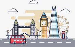 英国伦敦塔旅游城市伦敦眼