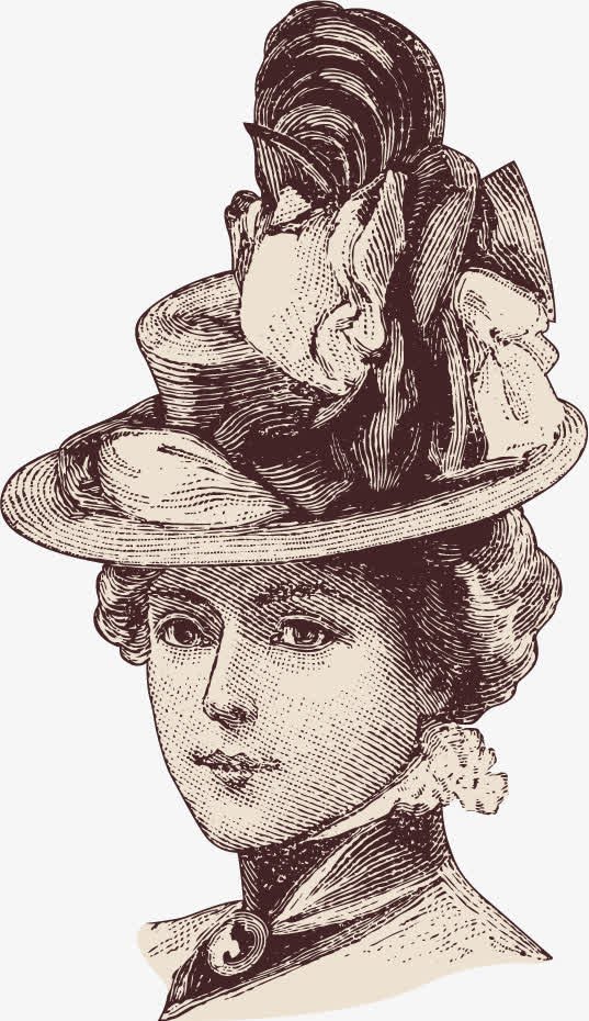 英国女人png矢量素材