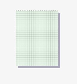 矢量黄色田字格纸张笔记本