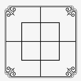 田字格边框
