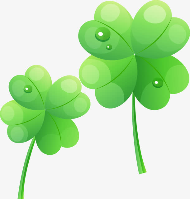 卡通清新精美四叶草