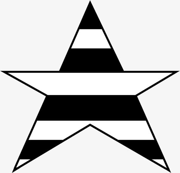 五星矢量创意图