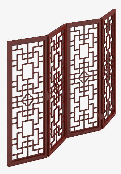 屏风免抠素材免费下载_觅元素51yuansu.com