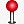 红色的大头针 icon