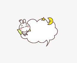 卡通对话气泡框