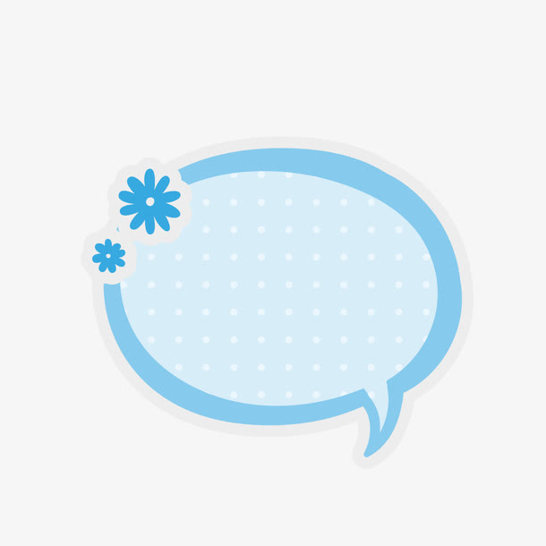 彩色卡通语言气泡矢量素材