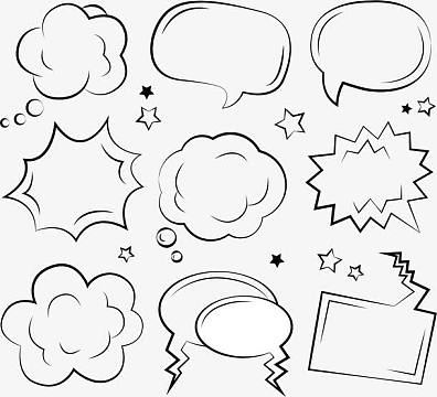 创意对话框素材