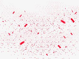 红色碎屑背景装饰