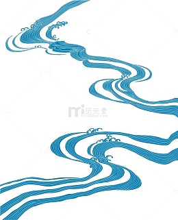 蓝色河流
