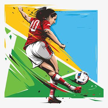 足球运动员素材