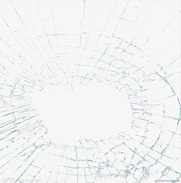 炸裂的玻璃