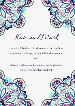 矢量古典唯美花纹