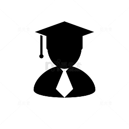 大学毕业生图标