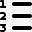 数量列表Glyphs-design-writing-icon