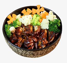 日式照烧鸡腿饭