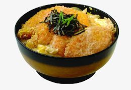 猪排蛋饭免扣素材