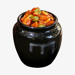 坛子里的酱菜素材