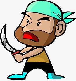抢劫犯pngpng卡通强盗pngpng强盗小偷元素pngpng小偷土匪强盗打劫png