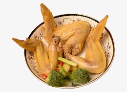 盐焗鸡翅免扣实物