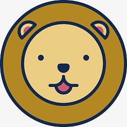 可爱的旗帜与动物