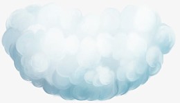 纯洁的白色云朵