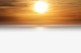 金色夕阳天空