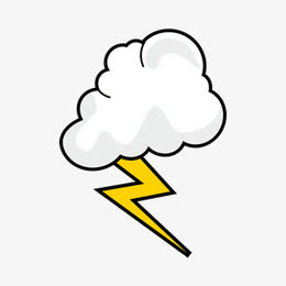 雷电闪鸣手绘/卡通设计元素_雷电闪鸣手绘/卡通免抠素材免费下载_觅