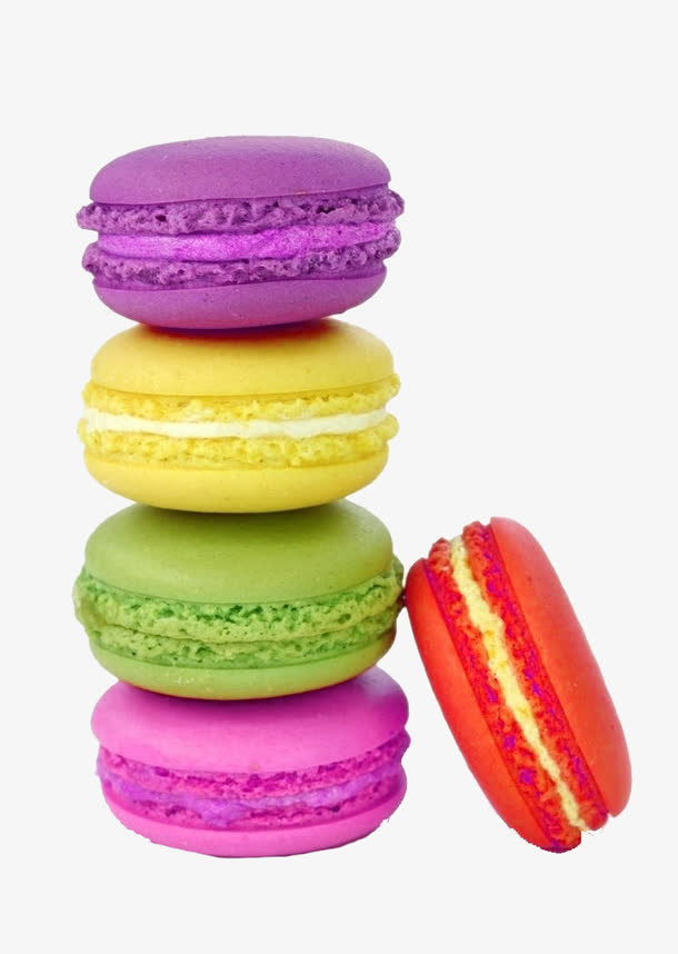 彩色马卡龙免抠素材