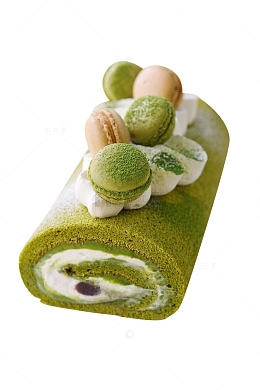 抹茶马卡龙奶油蛋糕