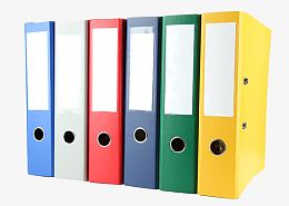 彩色的资料文件