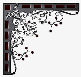 边角花纹