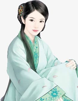 手绘人物素材卡通小人矢量图