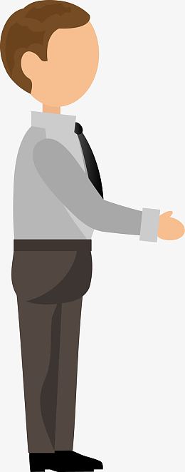 商务职员设计矢量图
