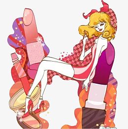 购物消费的女孩