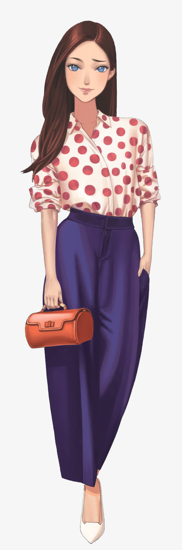 创意设计白领美女素材免费下载_觅元素