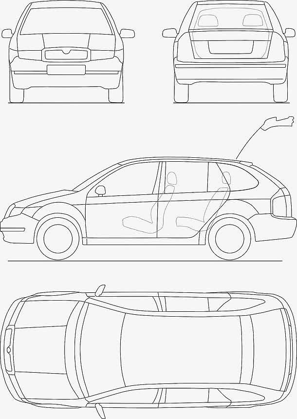 汽车设计图纸