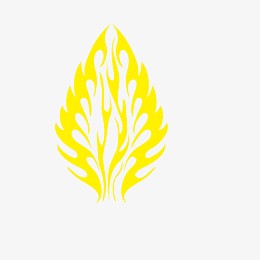 黄色火焰图案