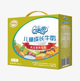 产品实物儿童成长牛奶
