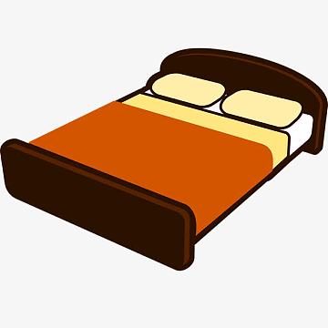 矢量双人床素材-矢量双人床图片元素-觅元素