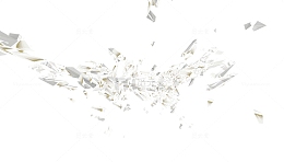 艺术科技图案  破裂的玻璃