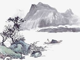 灰色山峰素材精品屋