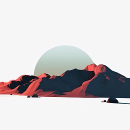 几何山峰