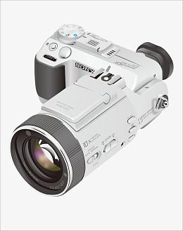 SONYF717摄像机矢量图