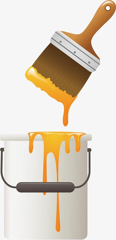 油漆桶(3001x2600)aipng卡通装修工人矢量(372x538)aipng刷绿油漆的