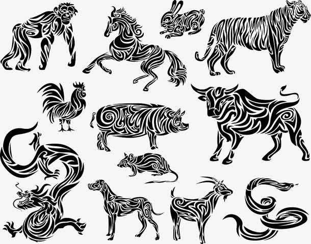 动物纹身图案设计