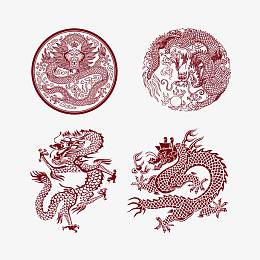紫色花纹矢量