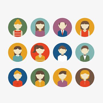 人物头像图标素材_人物头像图标图片元素-觅元素