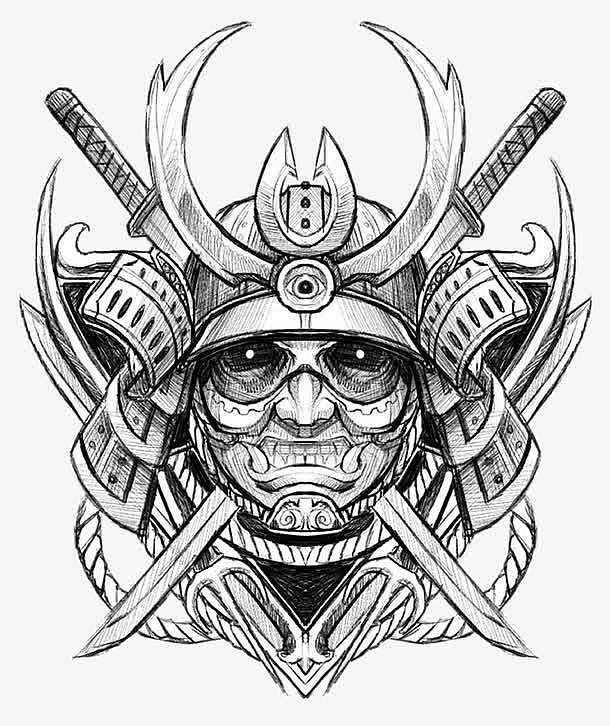 日本鬼武士头像